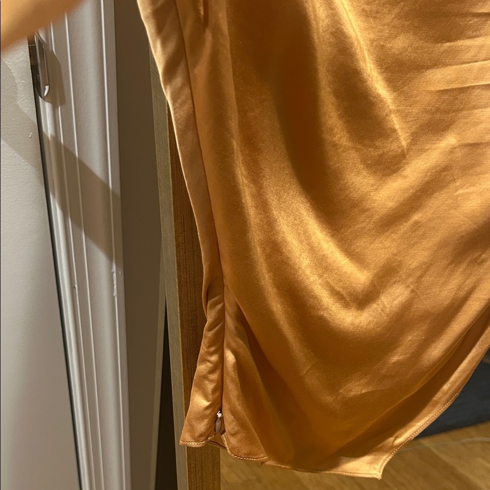 A.L.C. Tangerine Long Sleeve  Top - Picture 4 of 4
